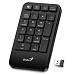 GENIUS Numerická klávesnice NumPad 1000/ Bezdrátová 2.4GHz/ Copilot/ černá