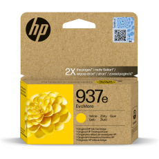 HP 937e EvoMore Yellow Original Ink Cartridge (1,650 pages)