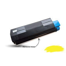 OKI C5100, C5200 (42127405) - kompatibilní žlutý toner