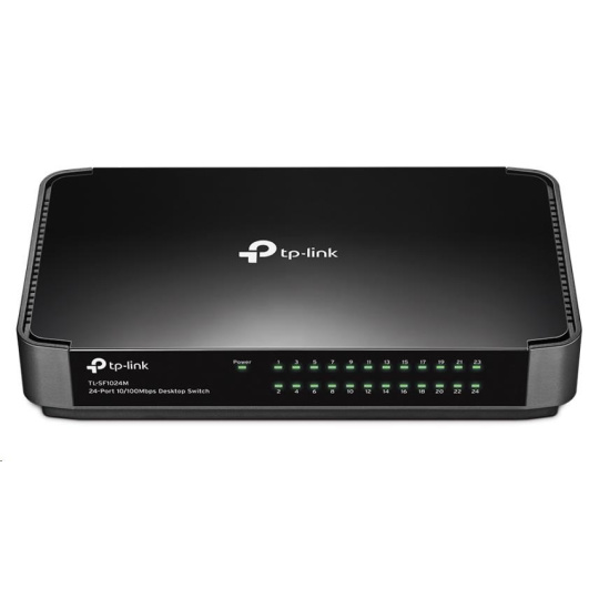 TP-Link switch TL-SF1024M (24x100Mb/s, fanless)