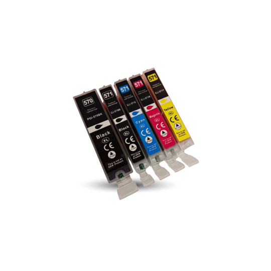 Canon PGI570BK + CLI571 CMYK - alternativní sada 5 inkoustových cartridge