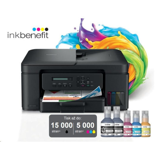 BAZAR - BROTHER multifunkce inkoustová DCP-T730DW - A4 128MB 2400x600 16ppm ADF USB 2.0. WIFI - INKTANK - Poškozený oba BAZAR - BROTHER multifunkce inkoustová DCP-T730DW - A4 128MB 2400x600 16ppm ADF USB 2.0. WIFI - INKTANK - Poškozený oba