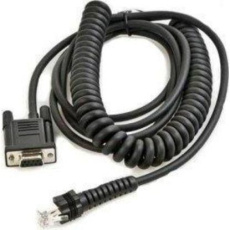 Datalogic kabel RS-232 PWR, 9P, Female, Coiled, 3.6 m, CAB-459