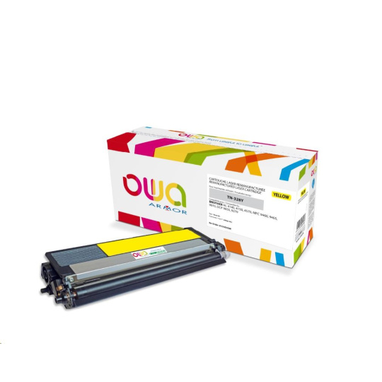 OWA Armor toner pro BROTHER HL 4140,4150,4570 MFC 9460,9465,9970, DCP 9055,9270,6000 Stran,TN328Y,žlutá/yellow (TN-328Y)