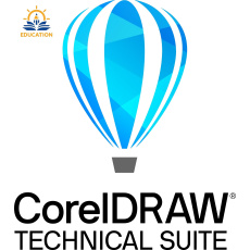 CorelDRAW Technical Suite 2025 Education Perpetual License (incl. 1 Yr CorelSure Maintenance)(1-4)