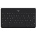 Logitech Bluetooth Keyboard Folio Keys-To-Go, DE, Black, Apple