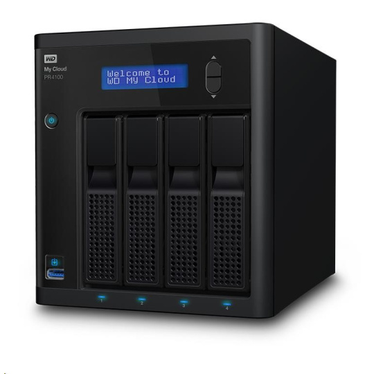 WD My CLOUD PR 4100, 24 TB (4x6TB) 3,5", RJ45, NAS