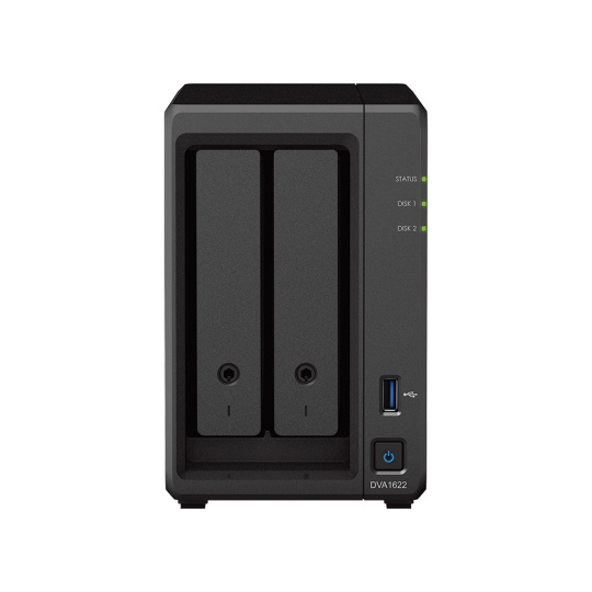 Synology DVA1622 (4C/CeleronJ415/2,0-2,7GHz/6GBRAM/IntelUHD600/2xSATA/2xUSB3.2/1xGbE/1xHDMI)