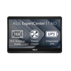 ASUS PC AiO ExpertCenter E1 (E1600WKAT-BA043M),N4500,15,6" FHD, 8GB,128GB SSD,Intel UHD,UPS,RS-232,No OS,Black