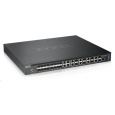 Zyxel XS3800-28 28-port 10GbE L2+ Managed Switch, MultiGig, 16x 10GbE SFP+, 4x 10GbE RJ45, 8x 10G RJ45/SFP+ combo