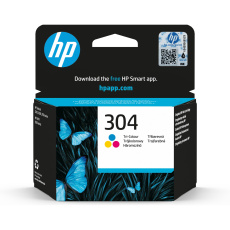 HP 304 Tri-color Ink Cartridge (100 pages)