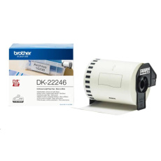 BROTHER DK-22246 Originální páska Brother  - černá na bílé, šířka 103 mm