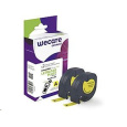 WECARE ARMOR páska pro DYMO S0721620, černá/žlutá, 2 x 12mm x 4m