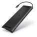 CONNECT IT Dokovací stanice USB-C 11v1, 2xHDMI, 2xUSB-C, 3xUSB, 1xRJ45, čtečka SD karet, černá