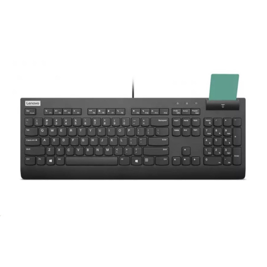 LENOVO klávesnice drátová Smartcard Keyboard II CZ/SK - USB, černá LENOVO klávesnice drátová Smartcard Keyboard II CZ/SK - USB, černá