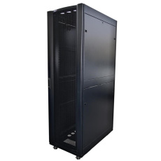 LEXI-Net 19" stojanový rozvaděč 42U 800x1000 rozebiratelný, kolečka, 1000kg, perforované dveře, černý LEXI-Net 19" stojanový rozvaděč 42U 800x1000 rozebiratelný, kolečka, 1000kg, perforované dveře, černý