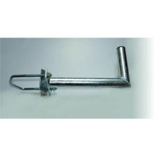 Držák antény na stožár do průměru 120mm s vinklem, žárový zinek, délka 35cm Držák antény na stožár do průměru 120mm s vinklem, žárový zinek, délka 35cm