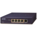 Planet POE-E304 PoE extender, 1xPoE-in, 4xPoE-out 65W, 802.3bt/at/af, Gigabit