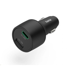 Hama rychlá USB nabíječka do vozidla USB-C PD/QC, USB-A, 32 W