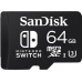 SanDisk MIcroSDXC karta 64GB for Nintendo Switch (R:100/W:90 MB/s, UHS-I, V30, U3, C10, A1) licensed Product