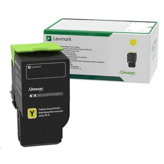 Lexmark žlutý Extra High cap. toner C242XY0 Return program pro pro C2425x,C2535x,MC2425x,MC2535x,MC2640x - 3 500 str