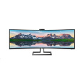 Philips MT VA LED 48,8" 499P9H/00 - VA panel,  5120x1440, 2xHDMI, DP, USB-C, RJ45, repro, nast vyska, zakriven, webcam