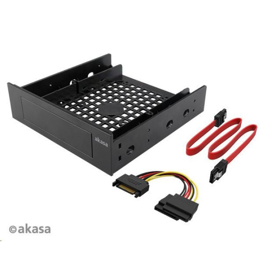 AKASA adaptér 3.5" interní zařízení/SSD/HDD + SATA kabely