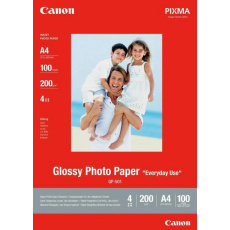 Canon fotopapír GP-501, A4, lesklý, 100 ks, 200g/m Canon fotopapír GP-501, A4, lesklý, 100 ks, 200g/m