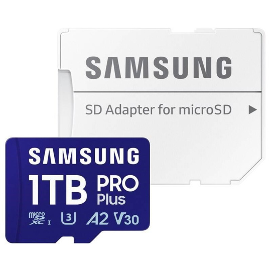 Samsung micro SDXC karta 1TB PRO Plus + SD adaptér