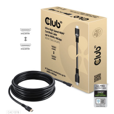 Club3D Kabel HDMI, Ultra Rychlý HDMI™ Certifikovaný Cable, 4K120Hz/ 8K60Hz, 7.5m