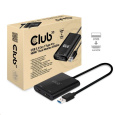 Club3D Adaptér USB A na 2xHDMI 2.0 Dual Monitor 4K 60Hz (M/F)