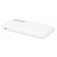 Manhattan powerbanka, 10.000 mAh, Two USB-A Output Ports (2.1 A and 1 A), bílá