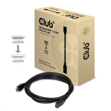 Club3D Kabel prodlužovací HDMI 2.0, 4K60Hz UHD (M/F), 3m