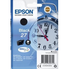 EPSON ink čer Singlepack "Budík" Black 27 DURABrite Ultra Ink EPSON ink čer Singlepack "Budík" Black 27 DURABrite Ultra Ink