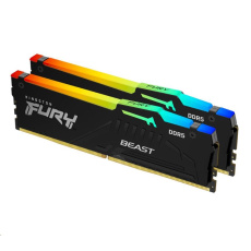 KINGSTON DIMM DDR5 128GB (Kit of 2) 5600MT/s CL36 FURY Beast RGB EXPO KINGSTON DIMM DDR5 128GB (Kit of 2) 5600MT/s CL36 FURY Beast RGB EXPO