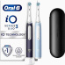 Oral-B iO Series 3 Duo Black/Blue duo pack, mikrovibrace, chytrý senzor tlaku, technologie ochrany dásn